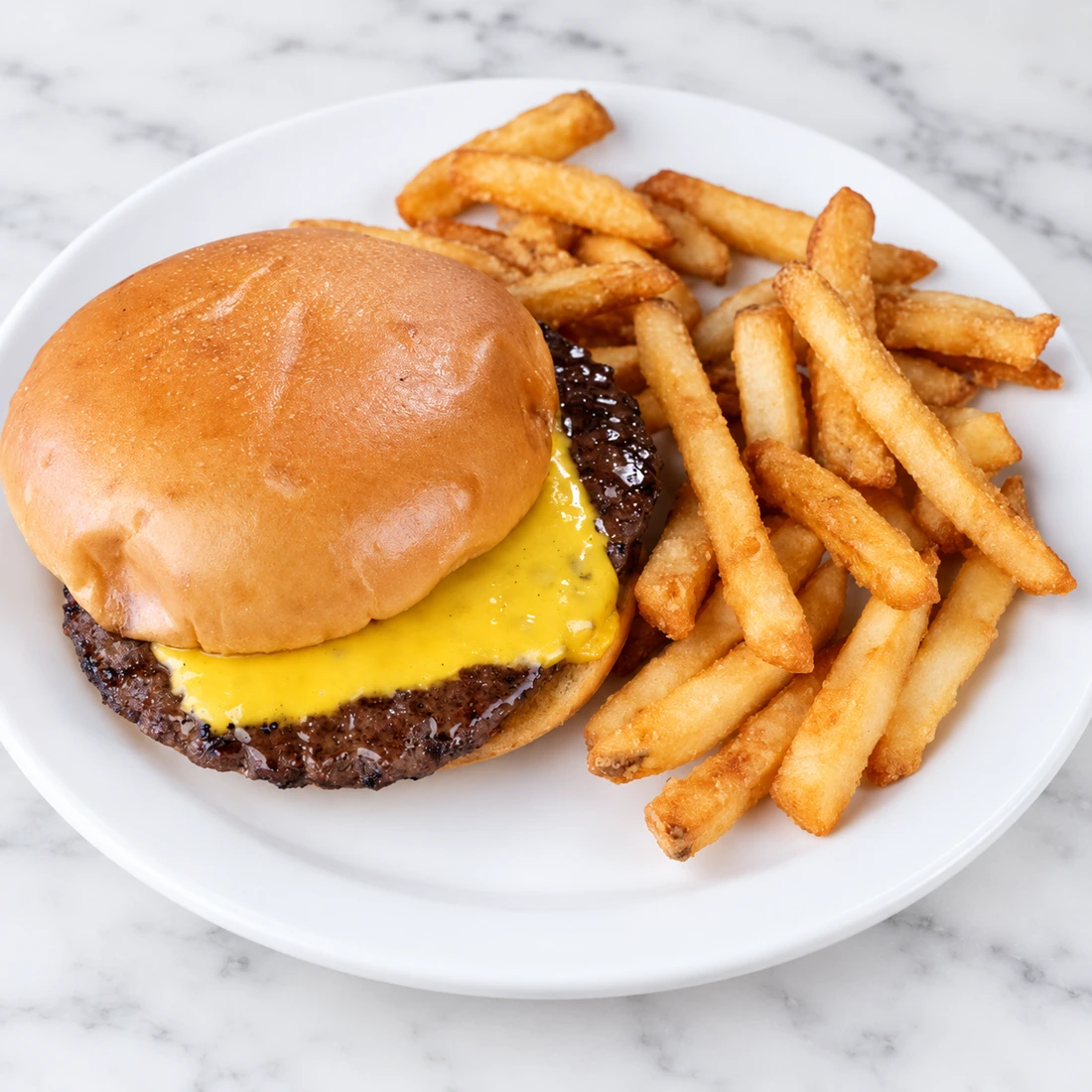 Cheeseburger & Fries