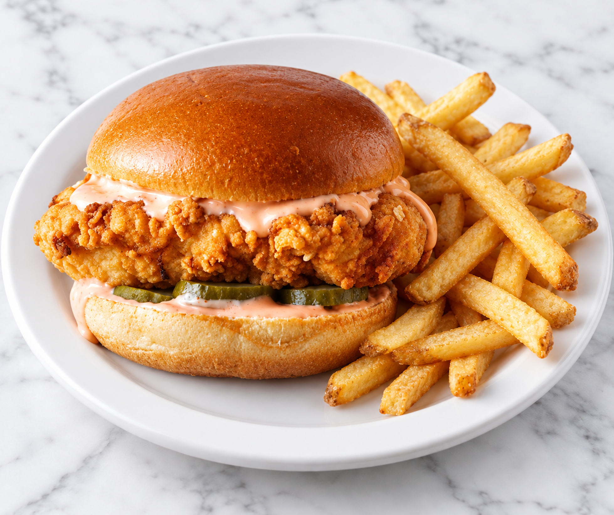 Crispy Chicken Sandwich & Fries