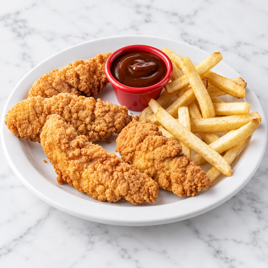 4 Chicken Tenders & Fries